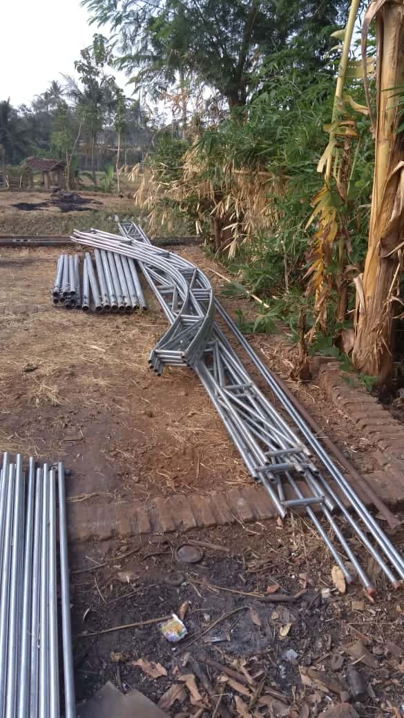 Rangka besi tenda 2